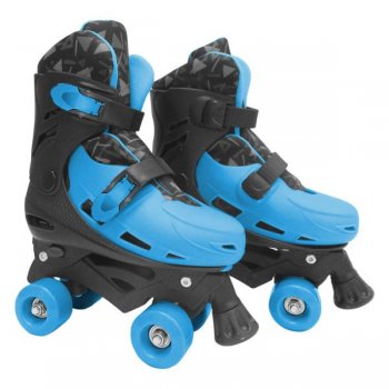 PATINS ROLLER  AJUSTAVEL AZUL E PRETO