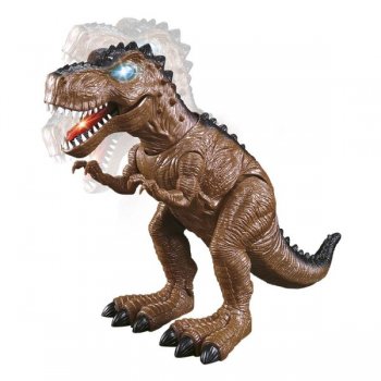 BONECO DINOSSAURO COM LUZ SOM E MOVIMENTO