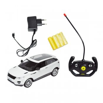 CARRO CONTROLE REMOTO SEM FIO SUV 4 FUNCOES 1:16 COM LUZ E RECARREGAVEL