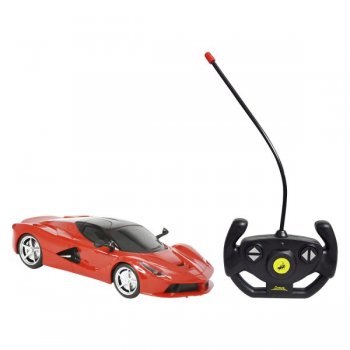 CARRO CONTROLE REMOTO SEM FIO SPORT 4 FUNCOES 1:20 COM LUZ