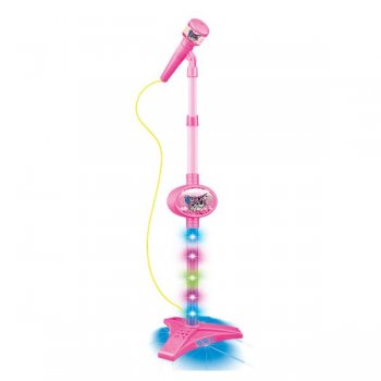 MICROFONE PEDESTAL INFANTIL ROCK SHOW ROSA