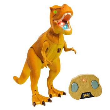 BONECO DINO TIRANOSSAURO REX COM CONTROLE INFRAVERMELHO