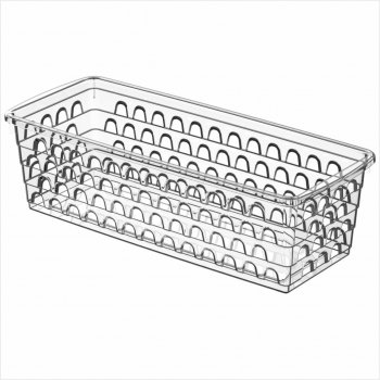 CESTO MULTIUSO COMPRIDO G PP-TR (37 X 16,5 X 9 CM)