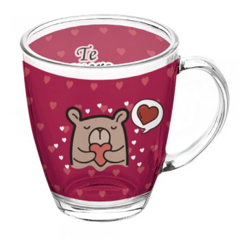 88108- CANECA PERSON CURVE URSO 380ML