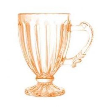 88326- CANECA CRISTAL ÂMBAR 190ML