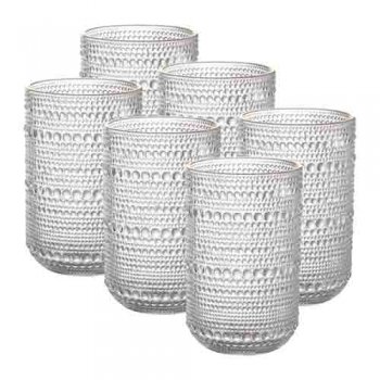 88535- JG COPOS PÉROLA 460ML RAINBOW 6PÇ