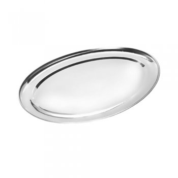 3103-22-TRAVESSA RASA OVAL INOX (22CM)