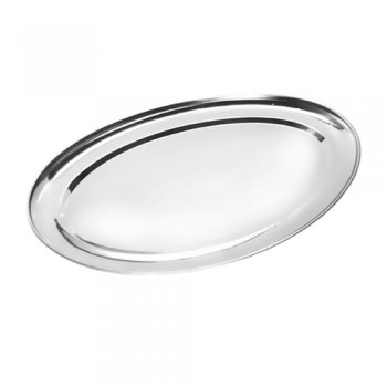 3103-26-TRAVESSA RASA OVAL INOX (24CM)