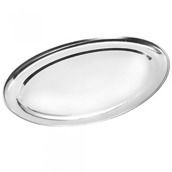 3103-30-TRAVESSA RASA OVAL INOX (30CM)