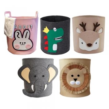 8429- CESTO ROUPA INFANTIL ELEFANTE 36CM