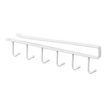 9284- SUPORTE 6 GANCHOS ORGANIZADOR 20CM