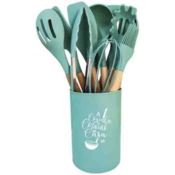 9427-KIT TALHERES CHICAGO 12PÇS VERDE
