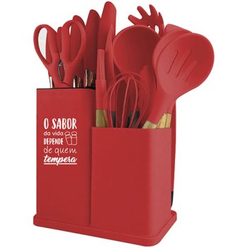 9432- KIT TALHERES MONT VERMELHO 19PÇS