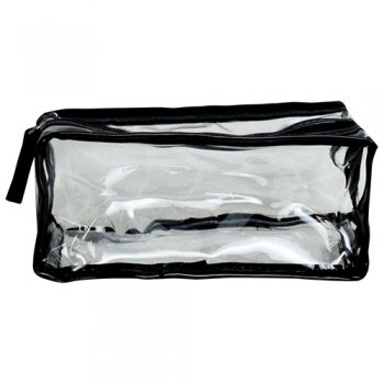 9865 - BOLSA MÉDIA TRANSPARENTE 19X9X8