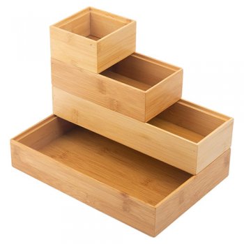 10009-ORGANIZADOR EMPILHAVÉL4PÇ 26X18X12