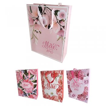 10381- SACOLA PRESENTE P/MÃE 26*32*12