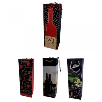 10419-SACOLA PRESENTE P/VINHO 12*36*10
