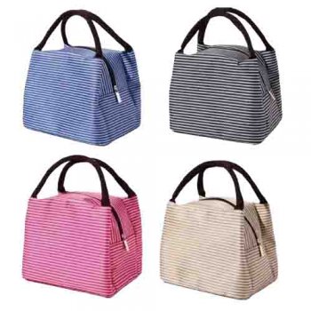 10438- BOLSA TÉRMICA LISTRADA 23*15*16