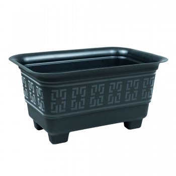 VASO RETANGULAR 3,5 LITROS - PRETO