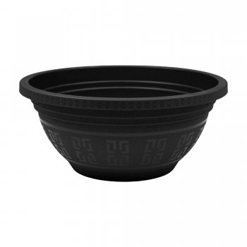 VASO REDONDO 3 LITROS - PRETO