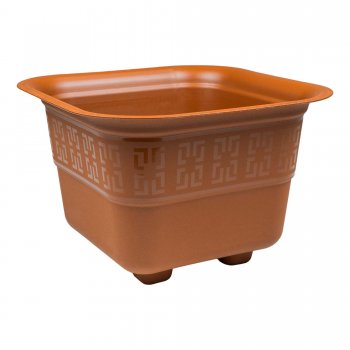 VASO QUADRADO 6 LITROS - TERRACOTA