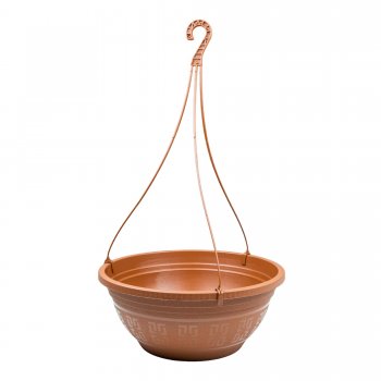 VASO REDONDO 6 LITROS COM ALÇA 50 CM - TERRACOTA