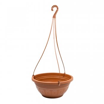 VASO REDONDO 3 LITROS COM ALÇA 50 CM - TERRACOTA