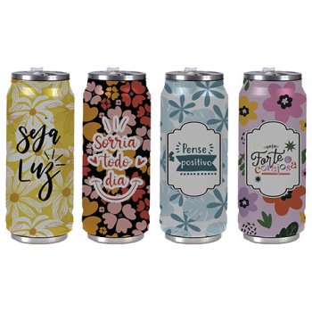 9788- GARRAFA TÉRMICA HAPPY 500ML