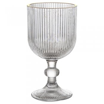 88341-JG TAÇA VERSALHES BORDA OURO 390ML