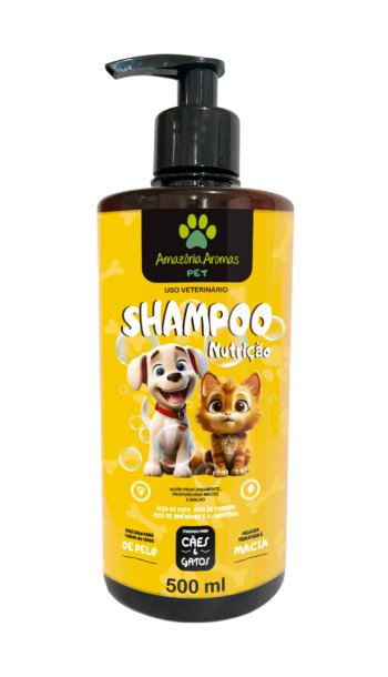 SHAMPOO AMAZONIA AROMAS PET 500ML NUTRIÇÃO