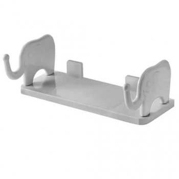 SUPORTE ORGANIZADOR MULTIUSO ELEFANTE - CINZA