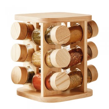 10000- PORTA CONDIMENTOS GIRATÓRIO 12PÇS