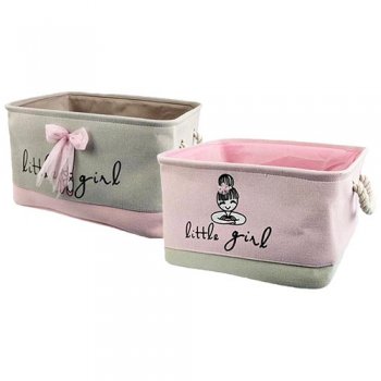 10354- CESTO DOBRAVEL MENINA 40X30X20