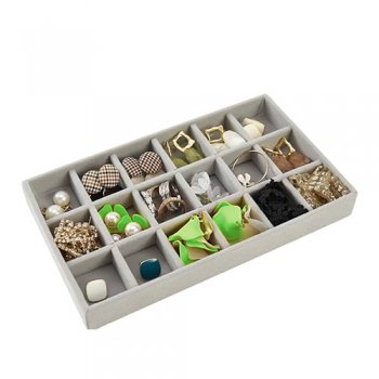 10526- CX ORGANIZADORA DE JÓIAS 18 COMP