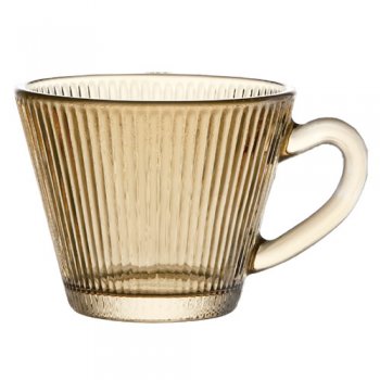 88620-CONJUNTO 6 XÍCARAS LISTRAS AMBAR