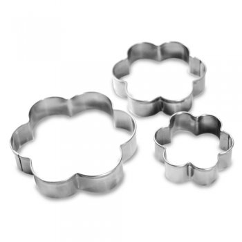 5918-JOGO CORTADOR FLORES INOX (3PCS)