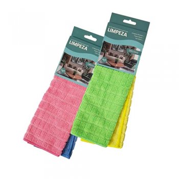 10574- KIT PANOS QUADRICULADO 2PÇS