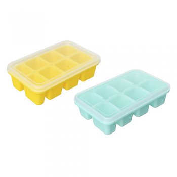 10877- FORMA DE GELO C/TAMPA 8 DIV