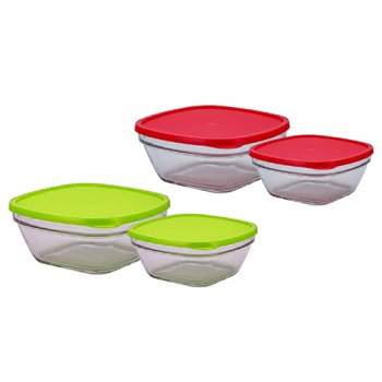 88586- CJ 2 POTES DE VIDRO 670ML - 320ML