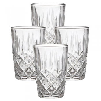 88738- CJ DE COPOS LOUVRE CLEAR 350ML 4P