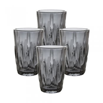 88922- CJ COPOS NETUNO TITÂNIO 350ML 4PÇ