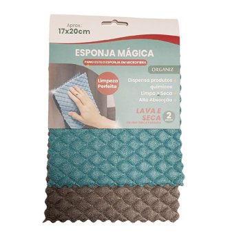 10983- PANO ESTILO ESPONJA  2PÇS