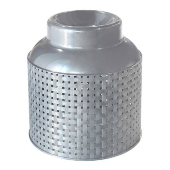 CAPA PARA BOTIJAO RATTAN PRATA