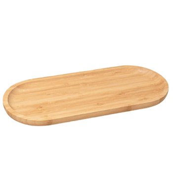 11770- BANDEJA OVAL BAMBU 44X15X1,5