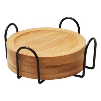 11775- KIT 4 PORTA COPOS C/SUPORTE 11X11
