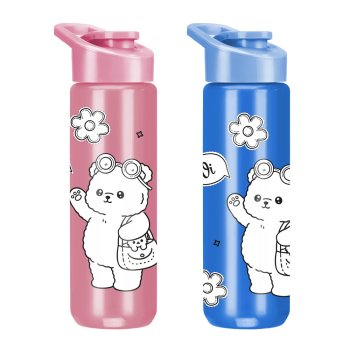 SQUEEZE PET GARRAFUN URSINHO 700ML (12UN) (COLORIR)