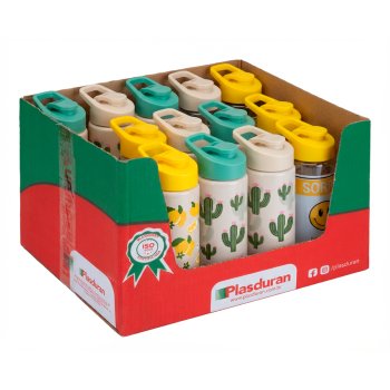 KIT SQUEEZE PET INSPIRAÇÃO/FRASES (SH) 700ML (20UN)