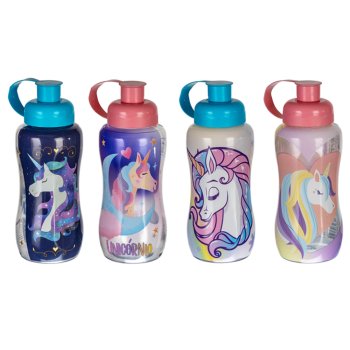 SQUEEZE SL.PET UNICÓRNIO S/TUBO DE GELO550ML(12UN)