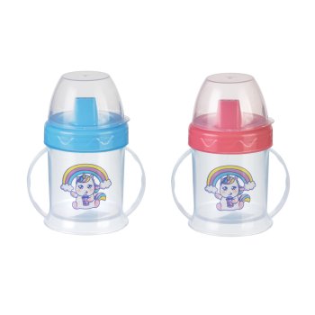 COPO KIDS UNICÓRNIO C/ALÇA E SOBRE TPA 220ML(40UN)