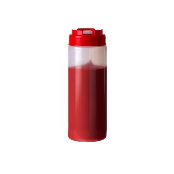 BISNAGA DOSADORA PROFISSIONAL LISA C/TPA VERMELHA 600ML (30UN)